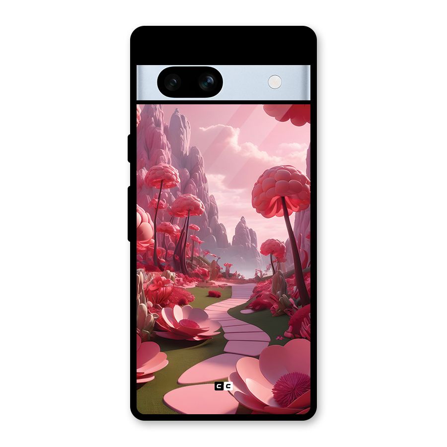 Garden Of Love Glass Back Case for Google Pixel 7a