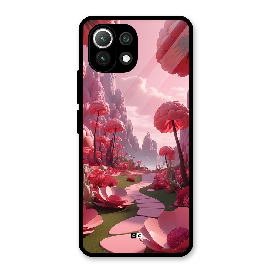 Garden Of Love Glass Back Case for Mi 11 Lite