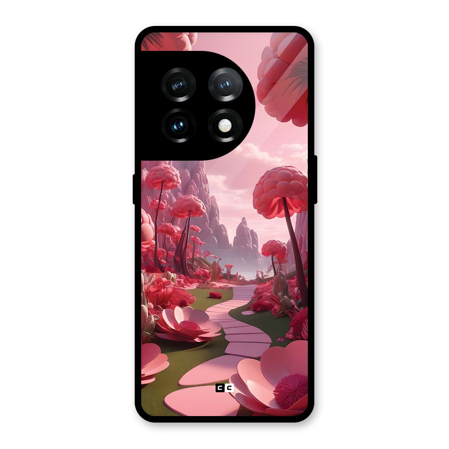 Garden Of Love Glass Back Case for OnePlus 11