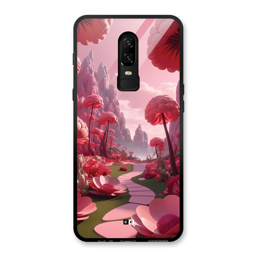 Garden Of Love Glass Back Case for OnePlus 6