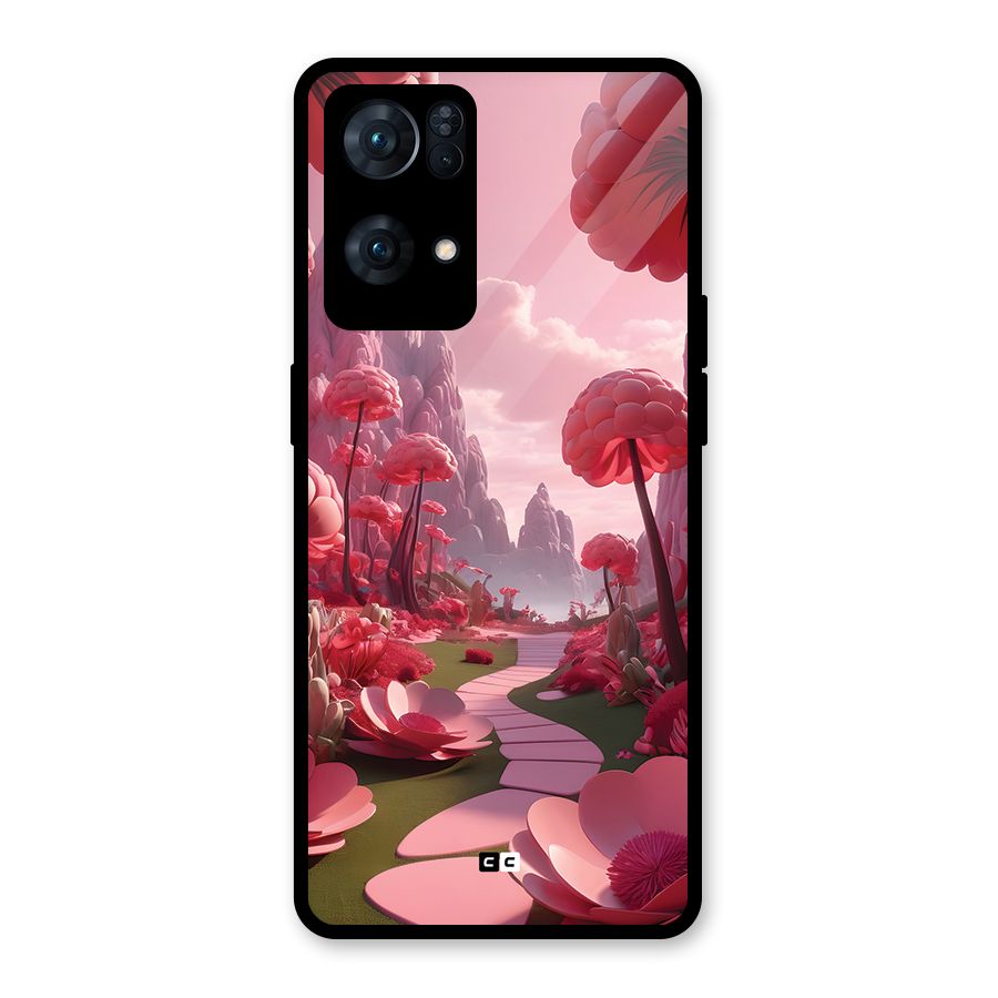 Garden Of Love Glass Back Case for Oppo Reno7 Pro 5G