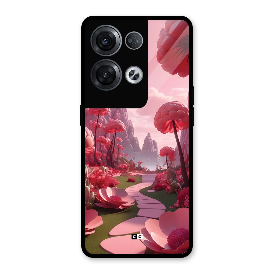 Garden Of Love Glass Back Case for Oppo Reno8 Pro 5G