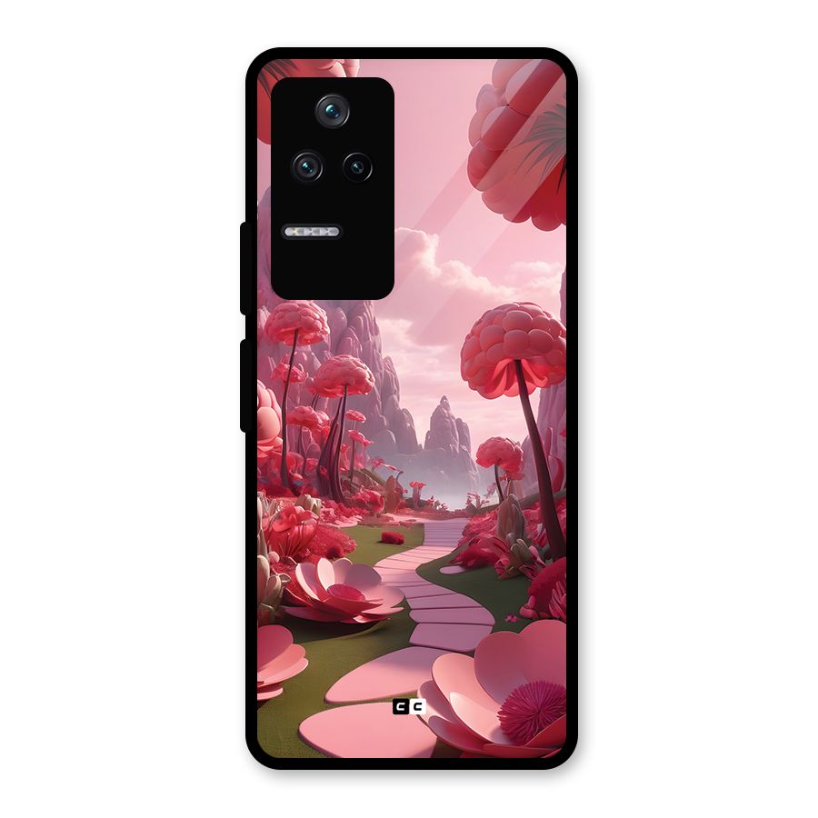 Garden Of Love Glass Back Case for Poco F4 5G