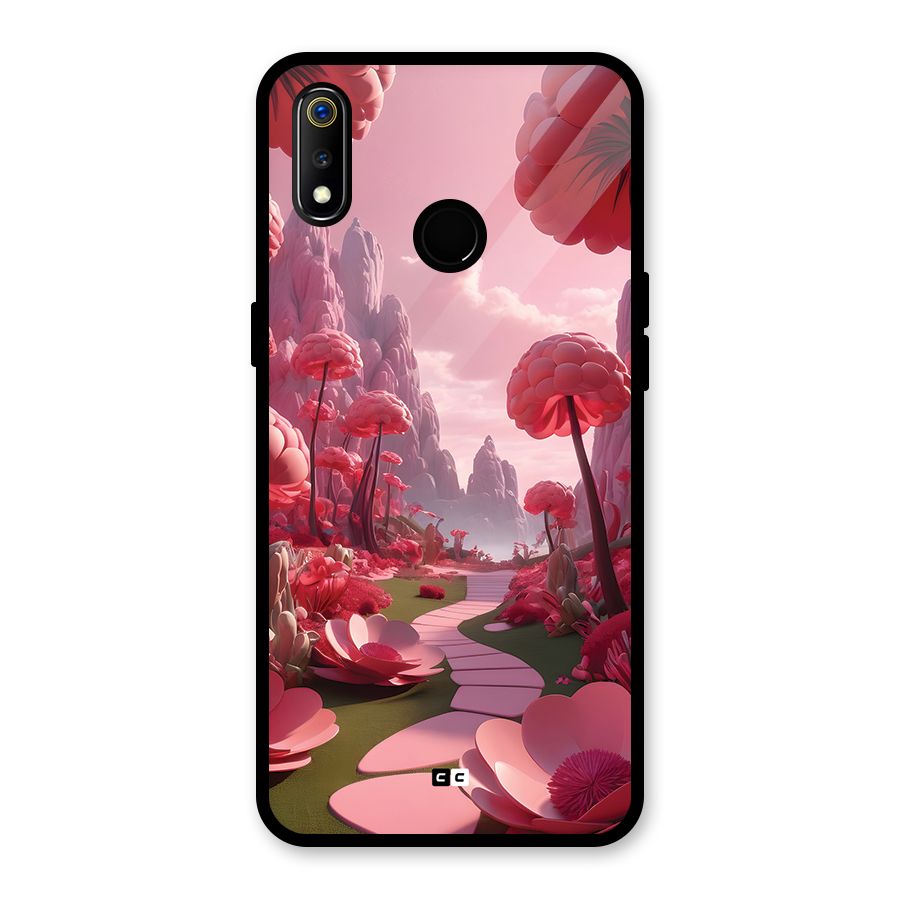 Garden Of Love Glass Back Case for Realme 3i
