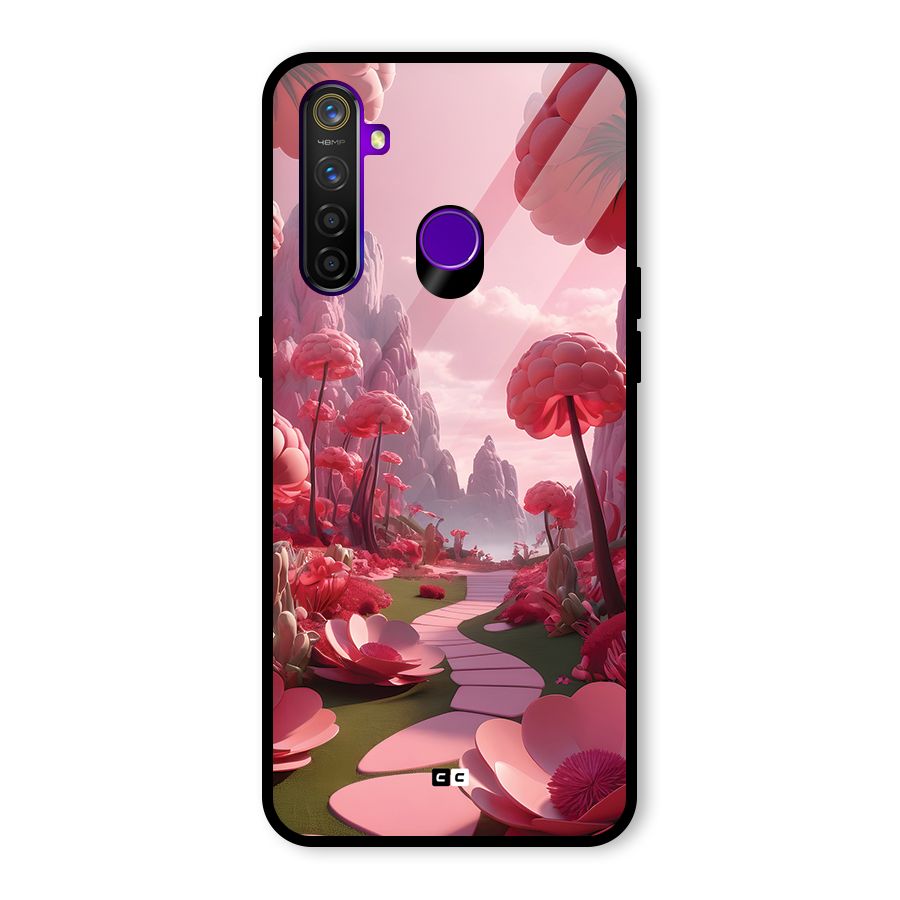 Garden Of Love Glass Back Case for Realme 5 Pro