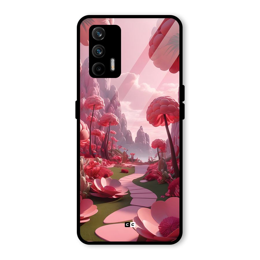 Garden Of Love Glass Back Case for Realme X7 Max