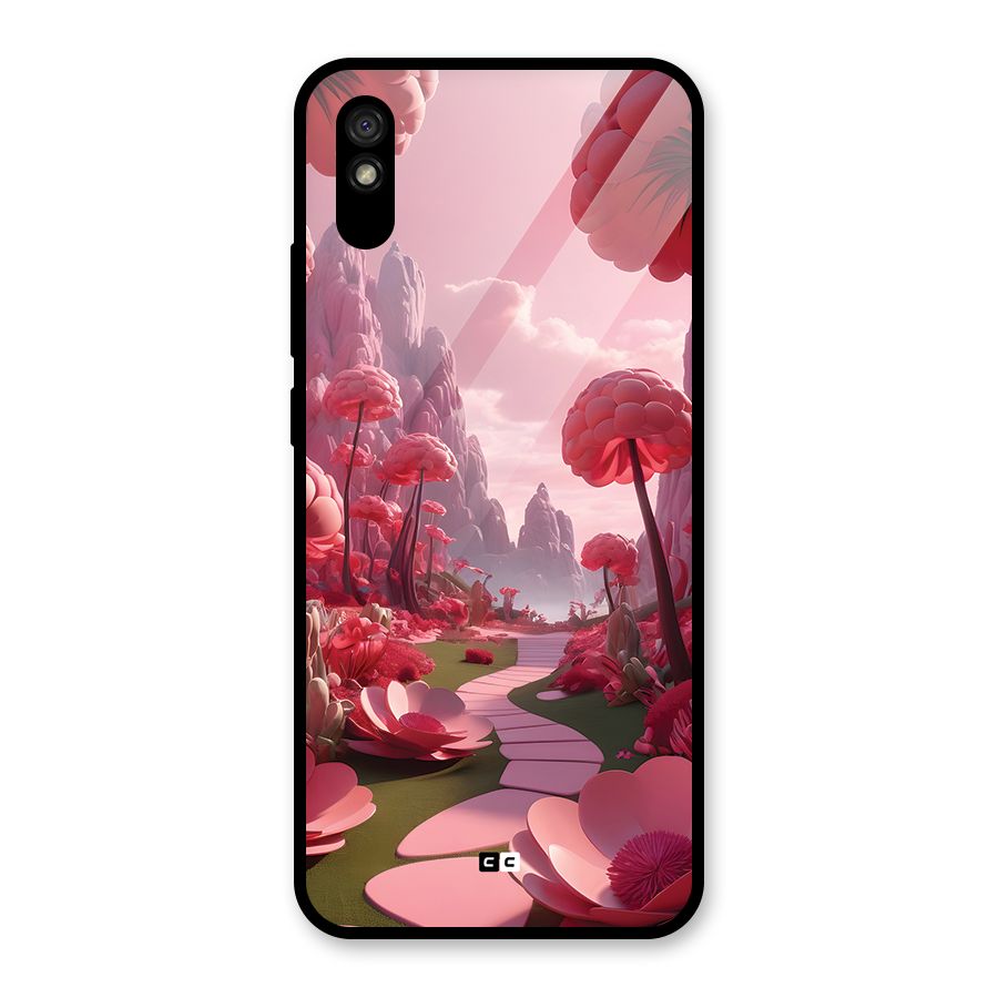 Garden Of Love Glass Back Case for Redmi 9i