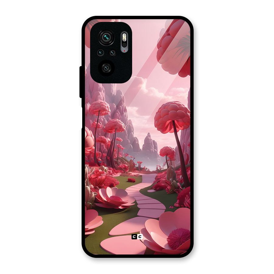 Garden Of Love Glass Back Case for Redmi Note 10S