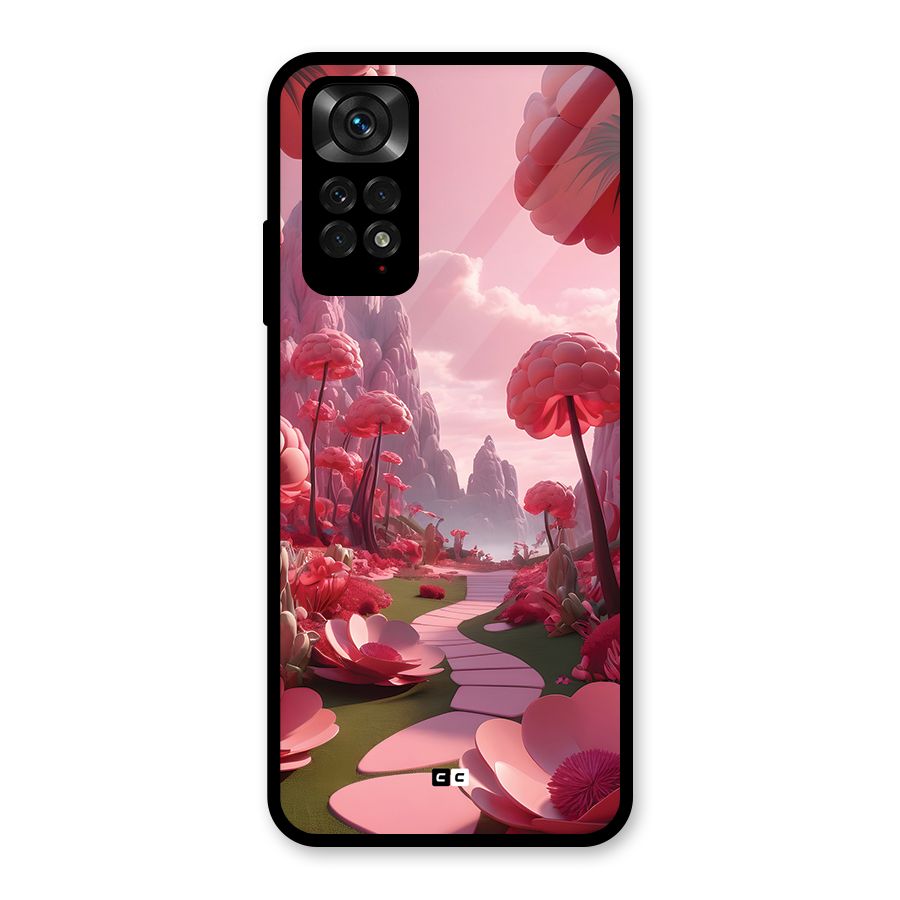Garden Of Love Glass Back Case for Redmi Note 11S