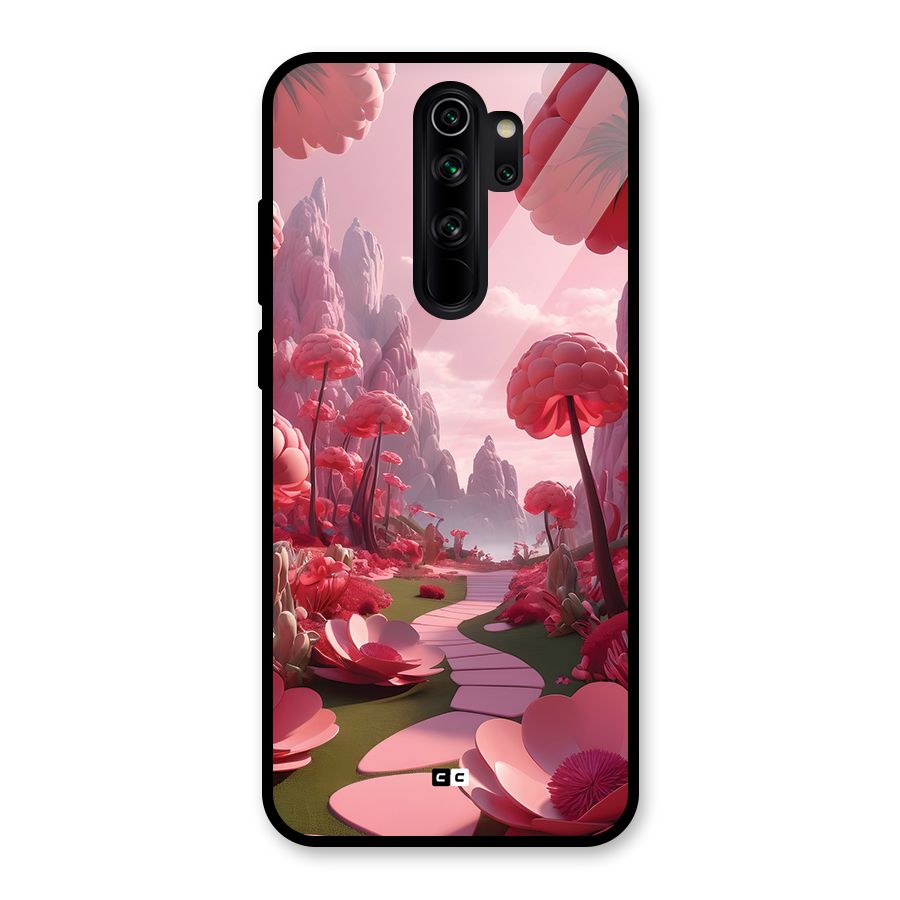 Garden Of Love Glass Back Case for Redmi Note 8 Pro