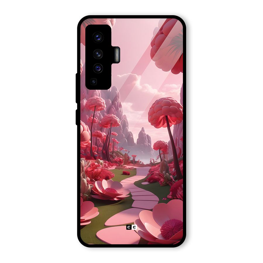 Garden Of Love Glass Back Case for Vivo X50
