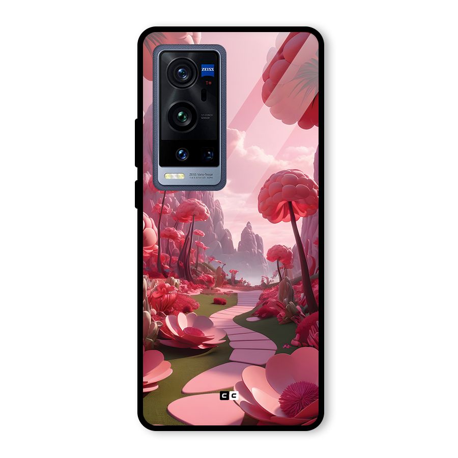 Garden Of Love Glass Back Case for Vivo X60 Pro Plus