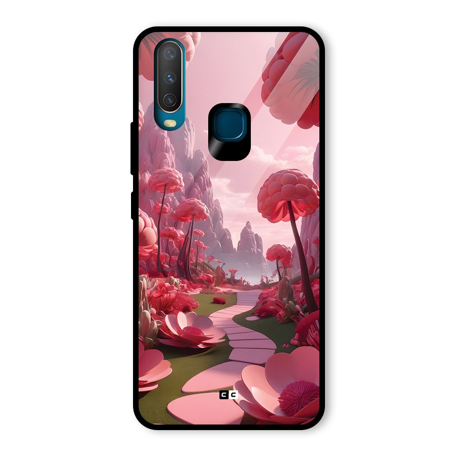 Garden Of Love Glass Back Case for Vivo Y17