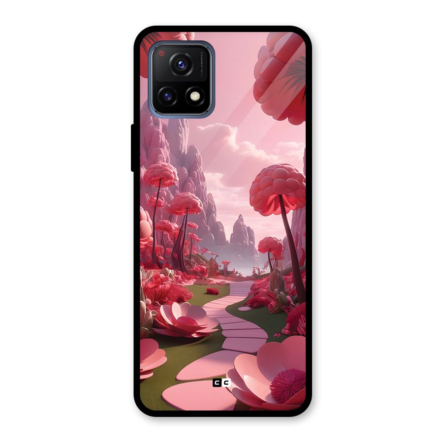 Garden Of Love Glass Back Case for Vivo Y72 5G