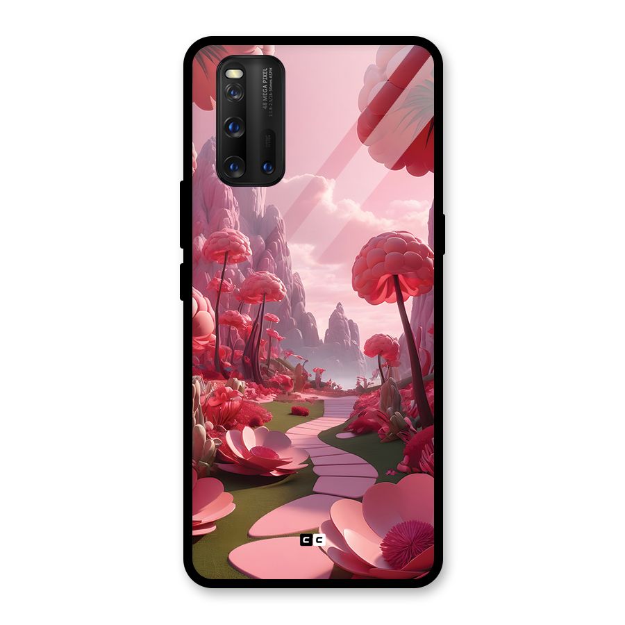 Garden Of Love Glass Back Case for Vivo iQOO 3