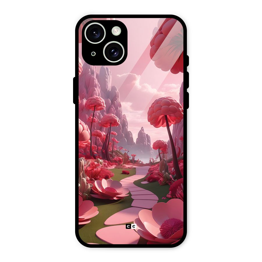 Garden Of Love Glass Back Case for iPhone 15 Plus