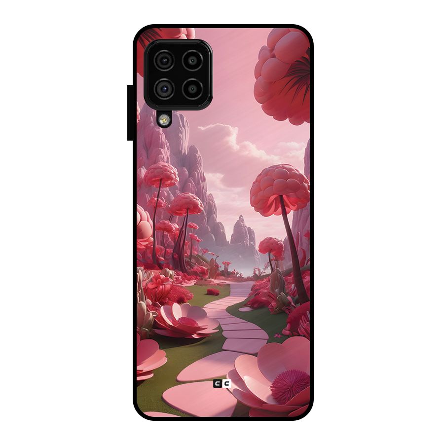 Garden Of Love Metal Back Case for Galaxy A22 4G