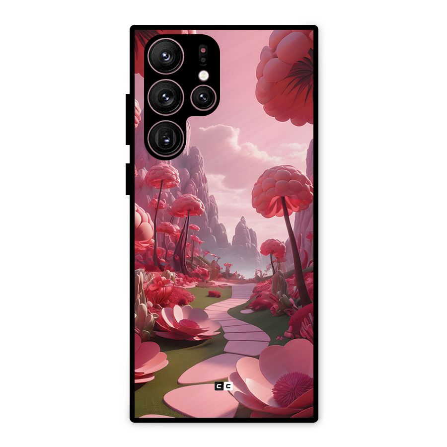 Garden Of Love Metal Back Case for Galaxy S22 Ultra 5G