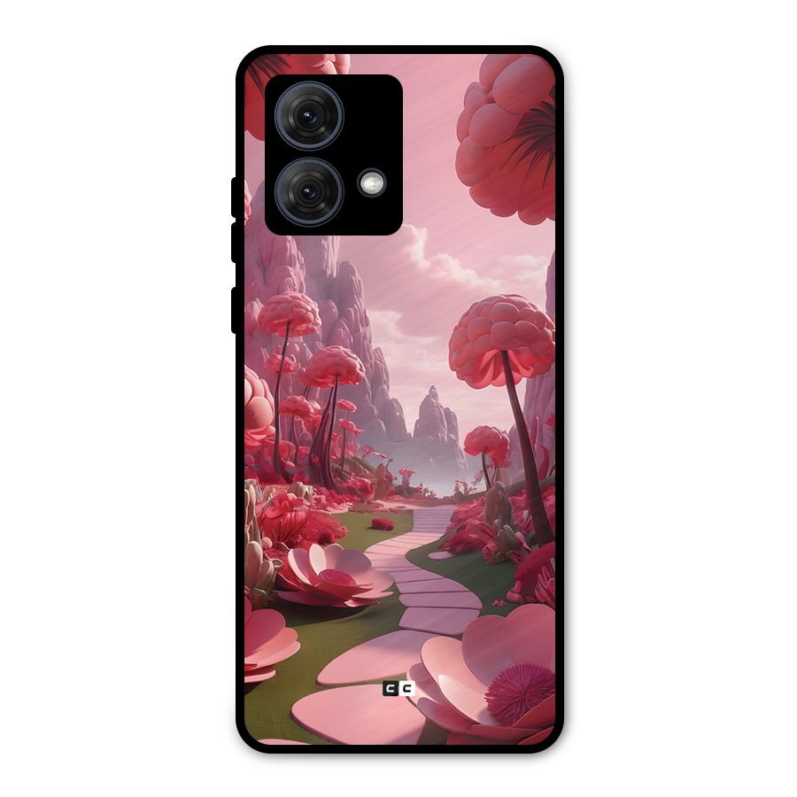 Garden Of Love Metal Back Case for Moto G84