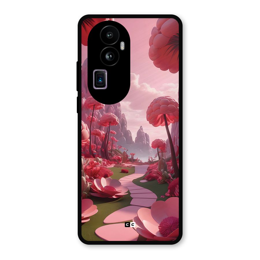 Garden Of Love Metal Back Case for Oppo Reno10 Pro Plus