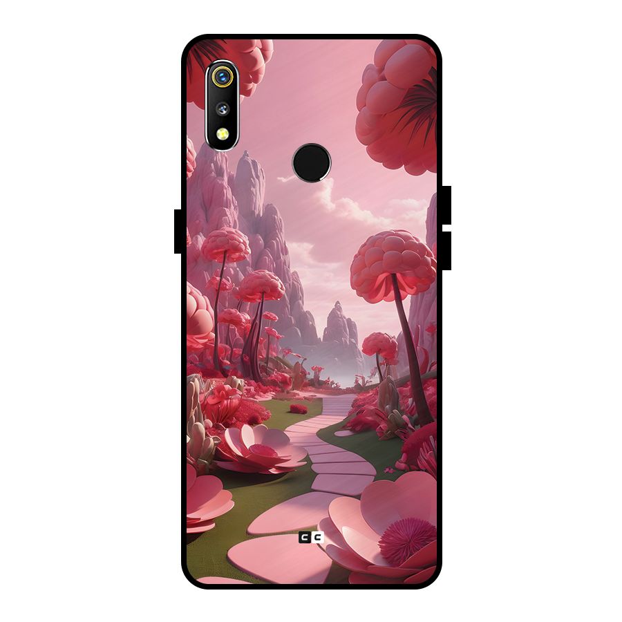 Garden Of Love Metal Back Case for Realme 3i