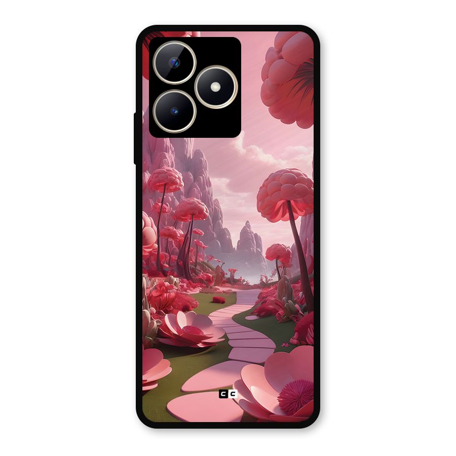 Garden Of Love Metal Back Case for Realme C53