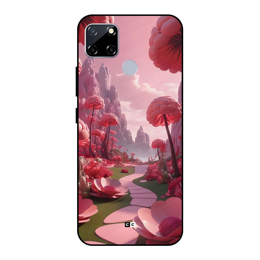Garden Of Love Metal Back Case for Realme Narzo 30A