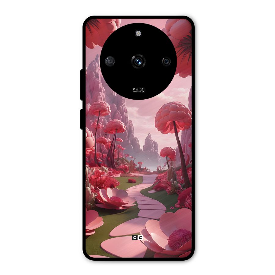 Garden Of Love Metal Back Case for Realme Narzo 60 5G