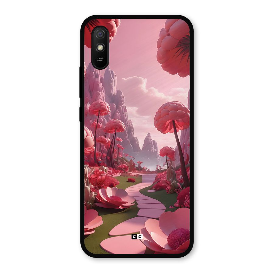 Garden Of Love Metal Back Case for Redmi 9i