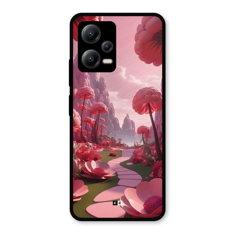 Garden Of Love Metal Back Case for Redmi Note 12 5G
