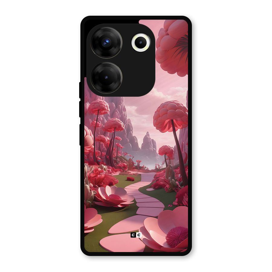 Garden Of Love Metal Back Case for Tecno Camon 20 Pro