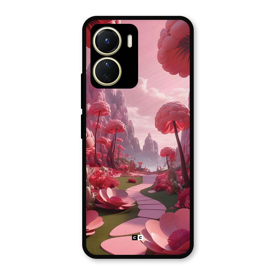 Garden Of Love Metal Back Case for Vivo T2x