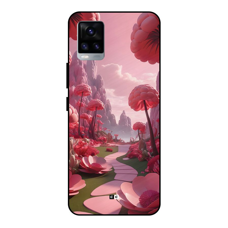 Garden Of Love Metal Back Case for Vivo V20 2021