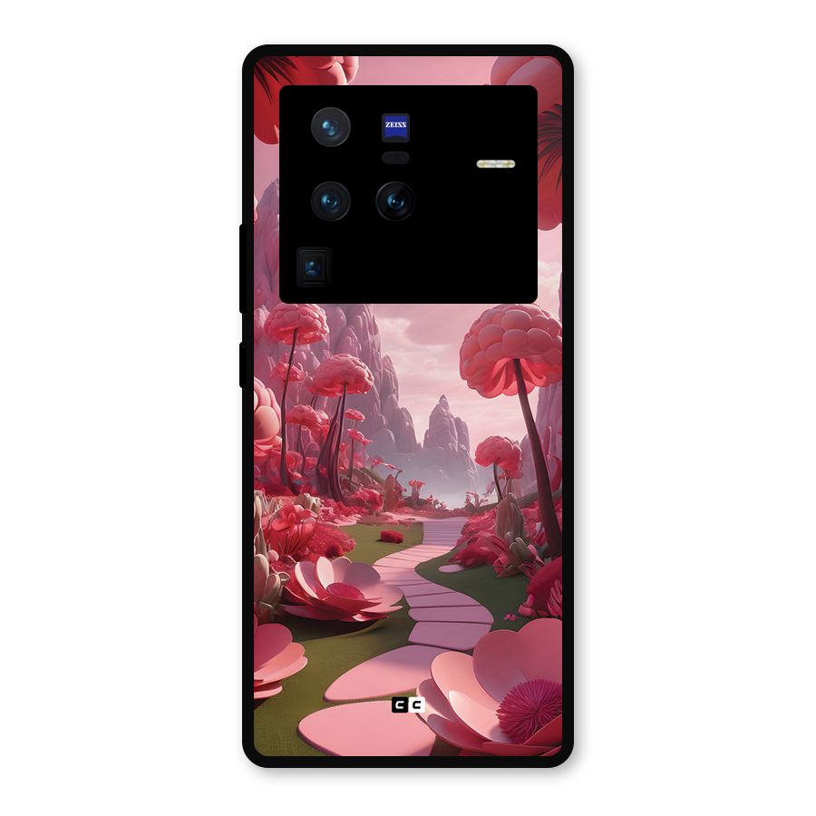Garden Of Love Metal Back Case for Vivo X80 Pro