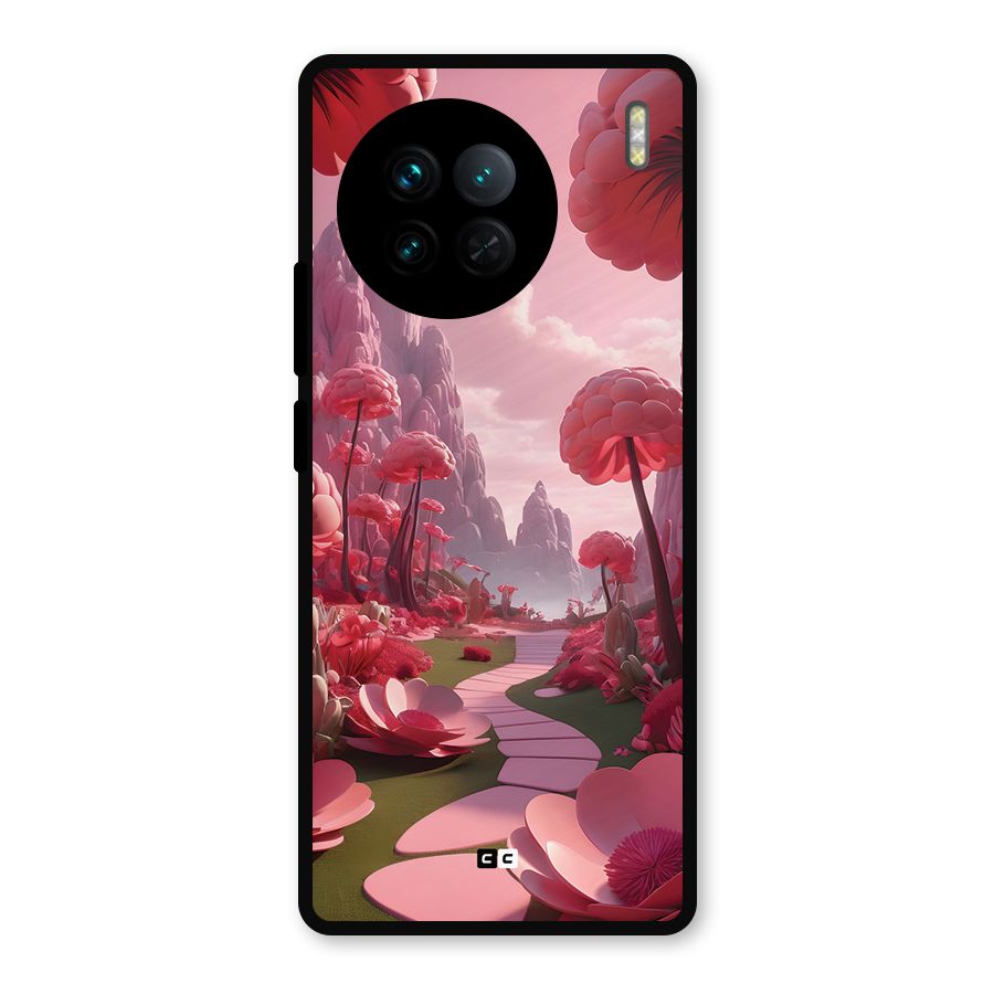 Garden Of Love Metal Back Case for Vivo X90