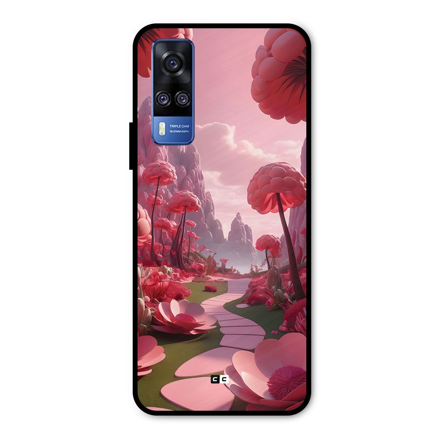 Garden Of Love Metal Back Case for Vivo Y51A