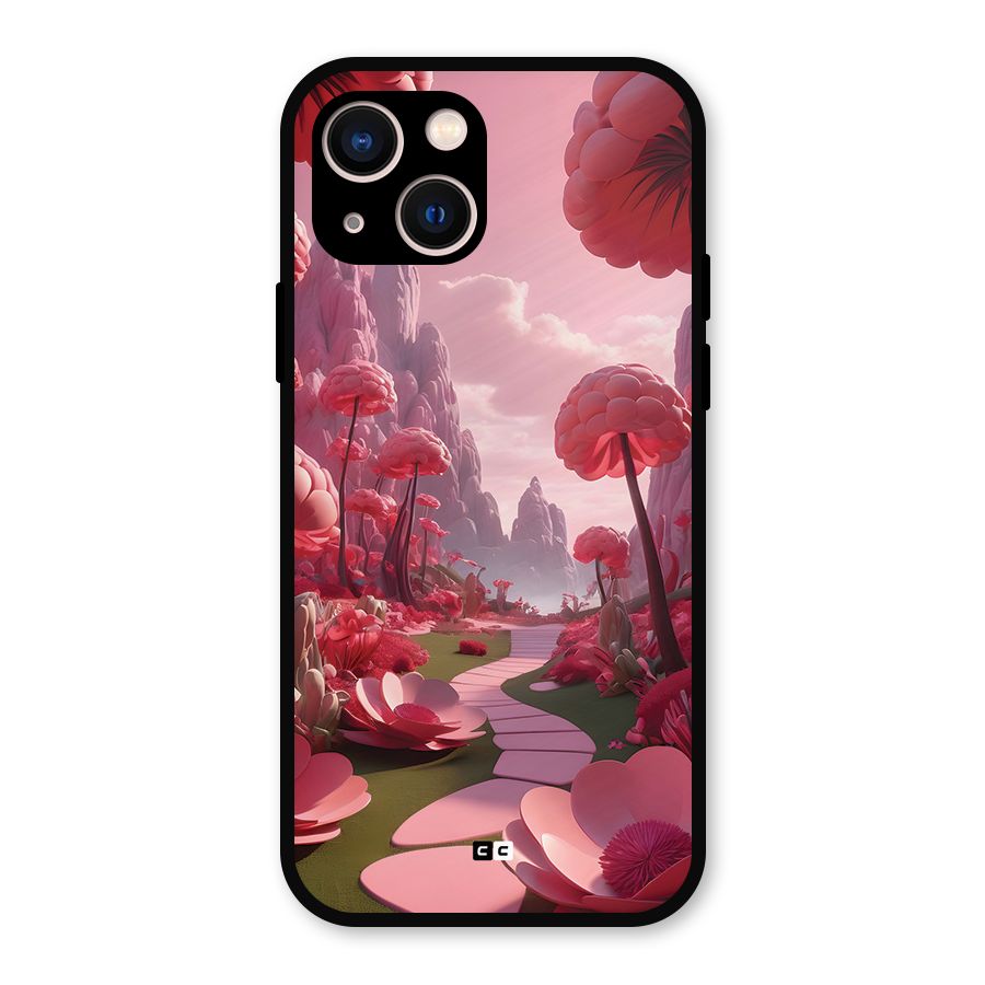 Garden Of Love Metal Back Case for iPhone 13