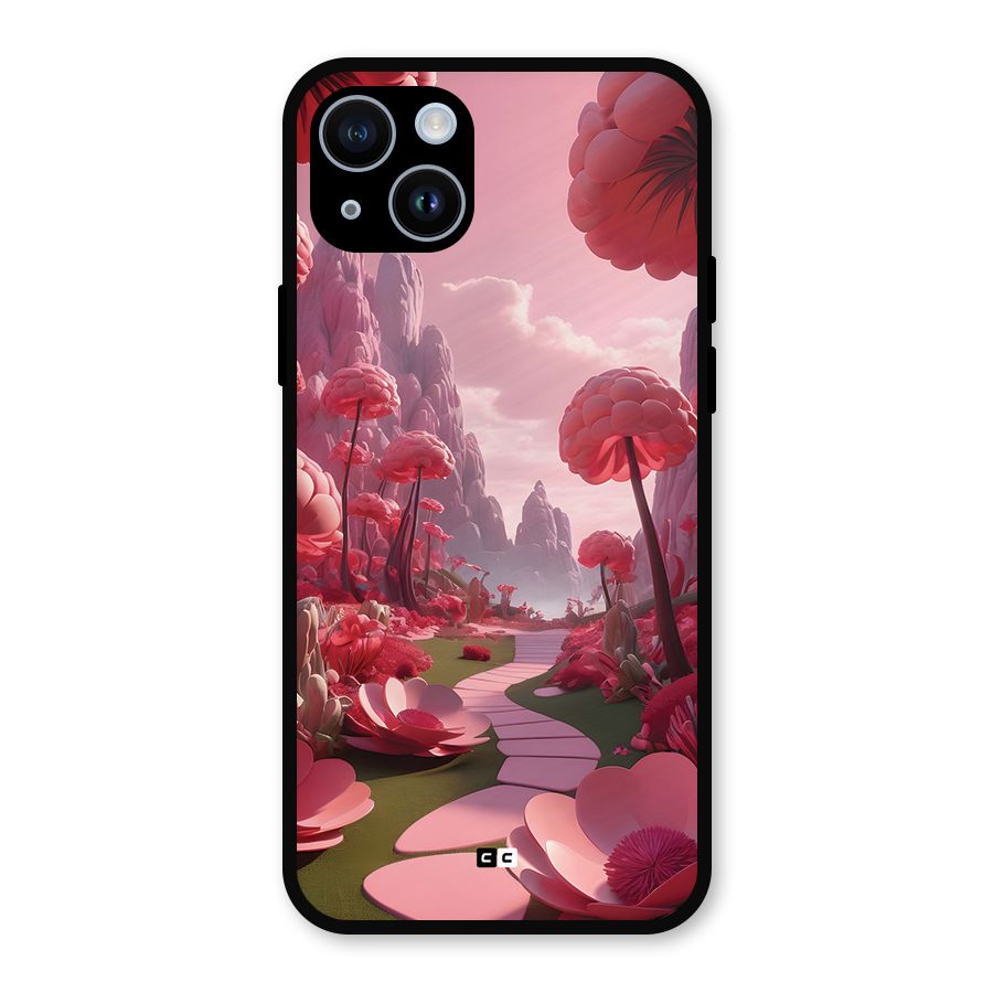 Garden Of Love Metal Back Case for iPhone 14