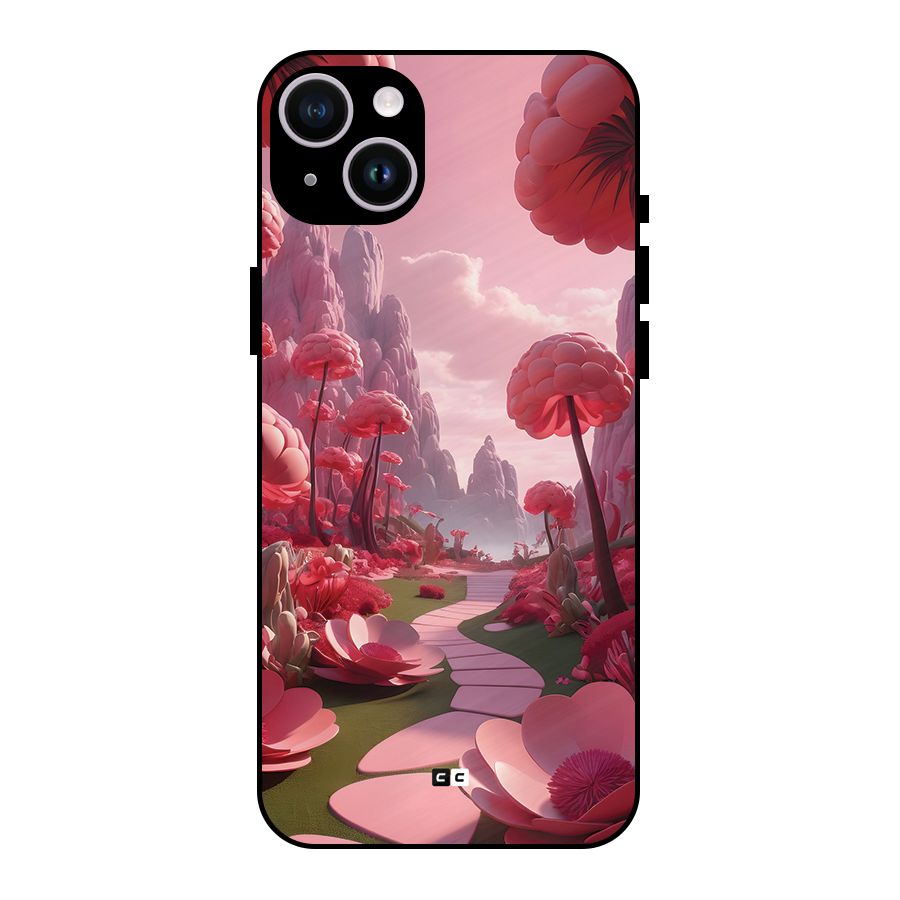 Garden Of Love Metal Back Case for iPhone 14 Plus