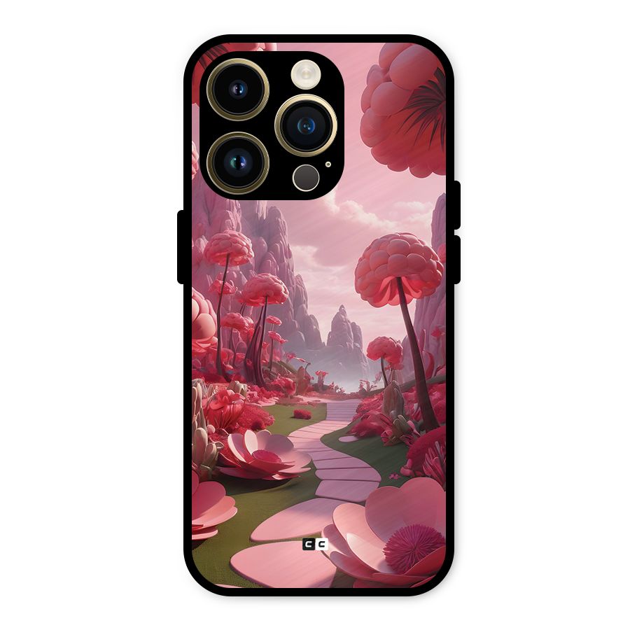 Garden Of Love Metal Back Case for iPhone 14 Pro