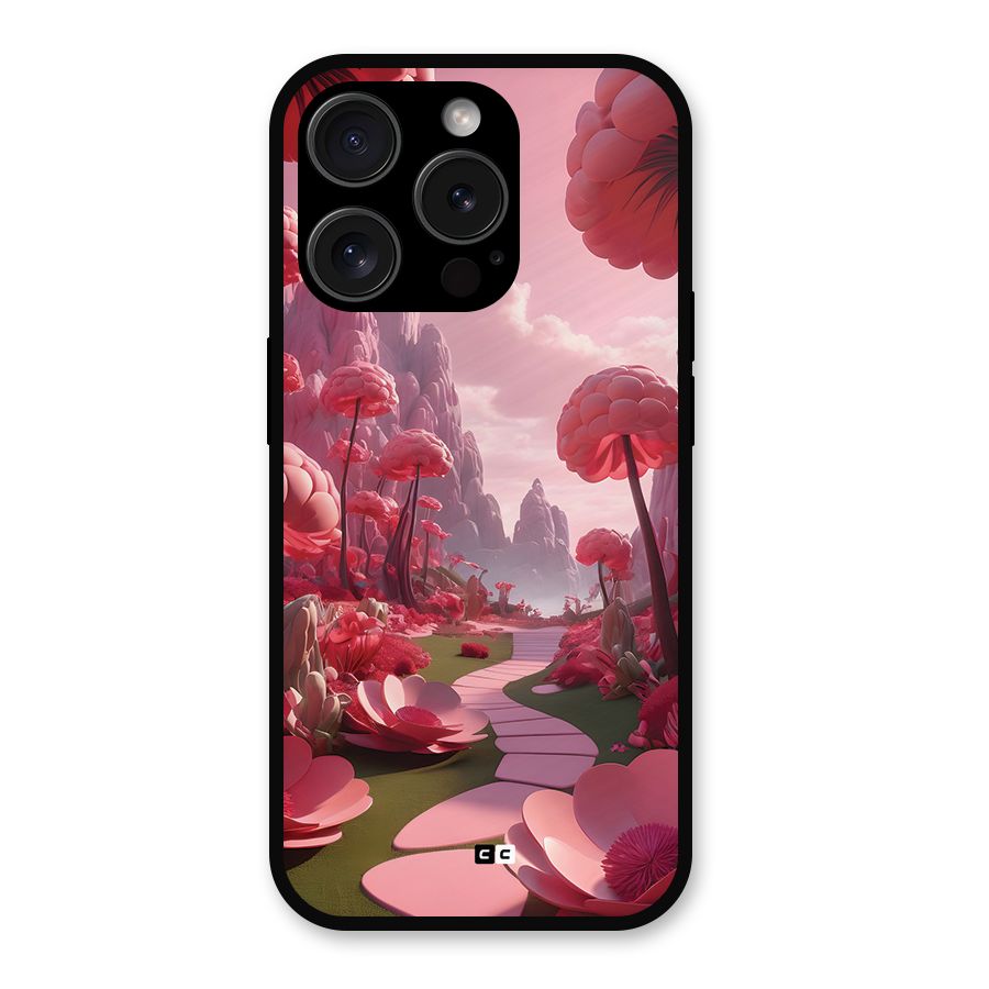 Garden Of Love Metal Back Case for iPhone 15 Pro
