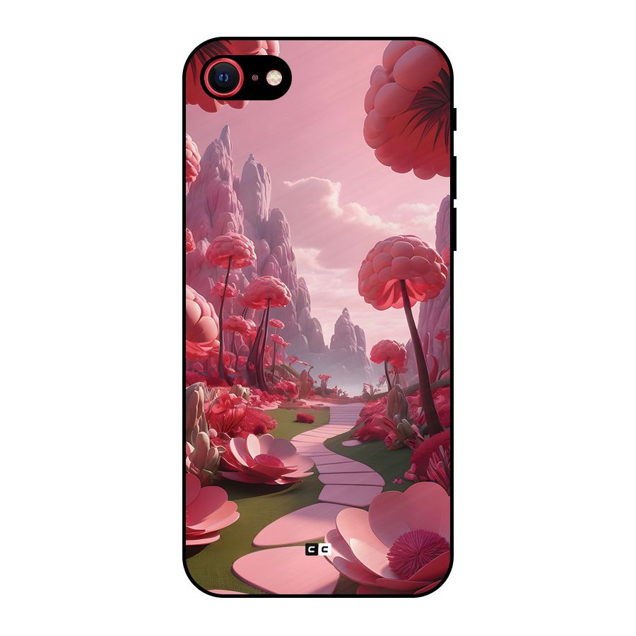 Garden Of Love Metal Back Case for iPhone SE 2022
