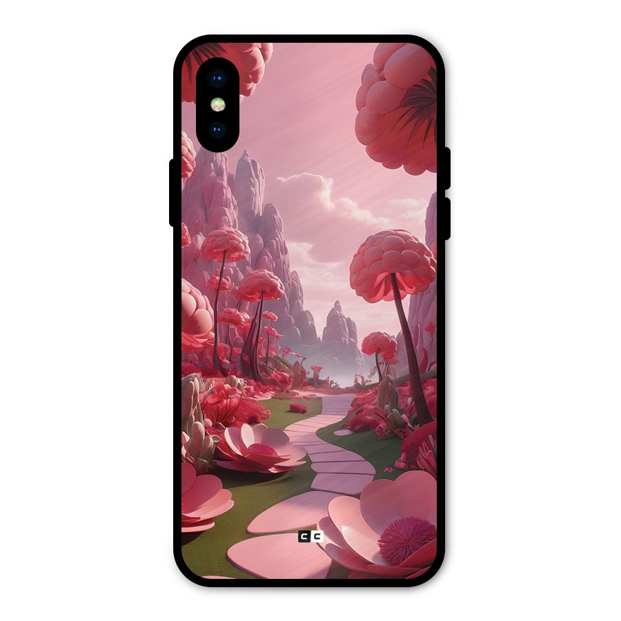 Garden Of Love Metal Back Case for iPhone XS