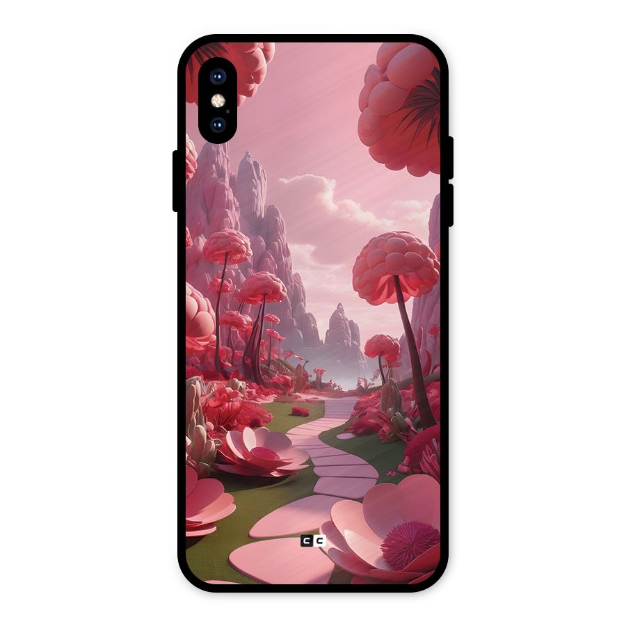 Garden Of Love Metal Back Case for iPhone XS Max