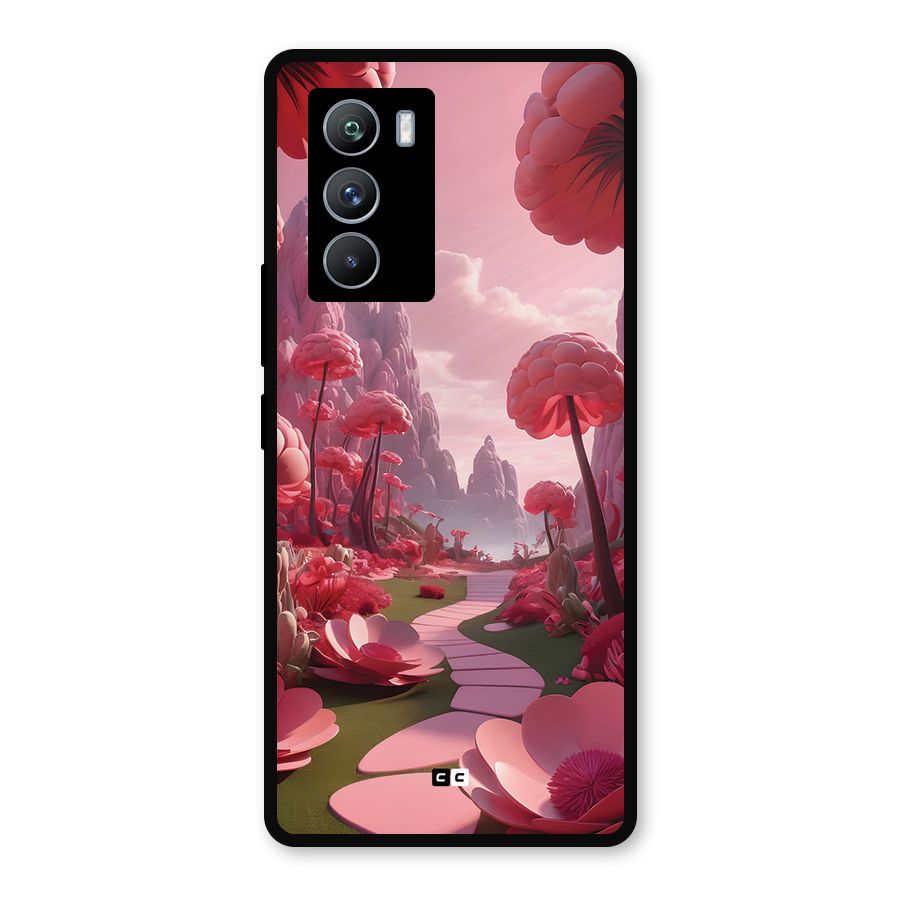 Garden Of Love Metal Back Case for iQOO 9 SE