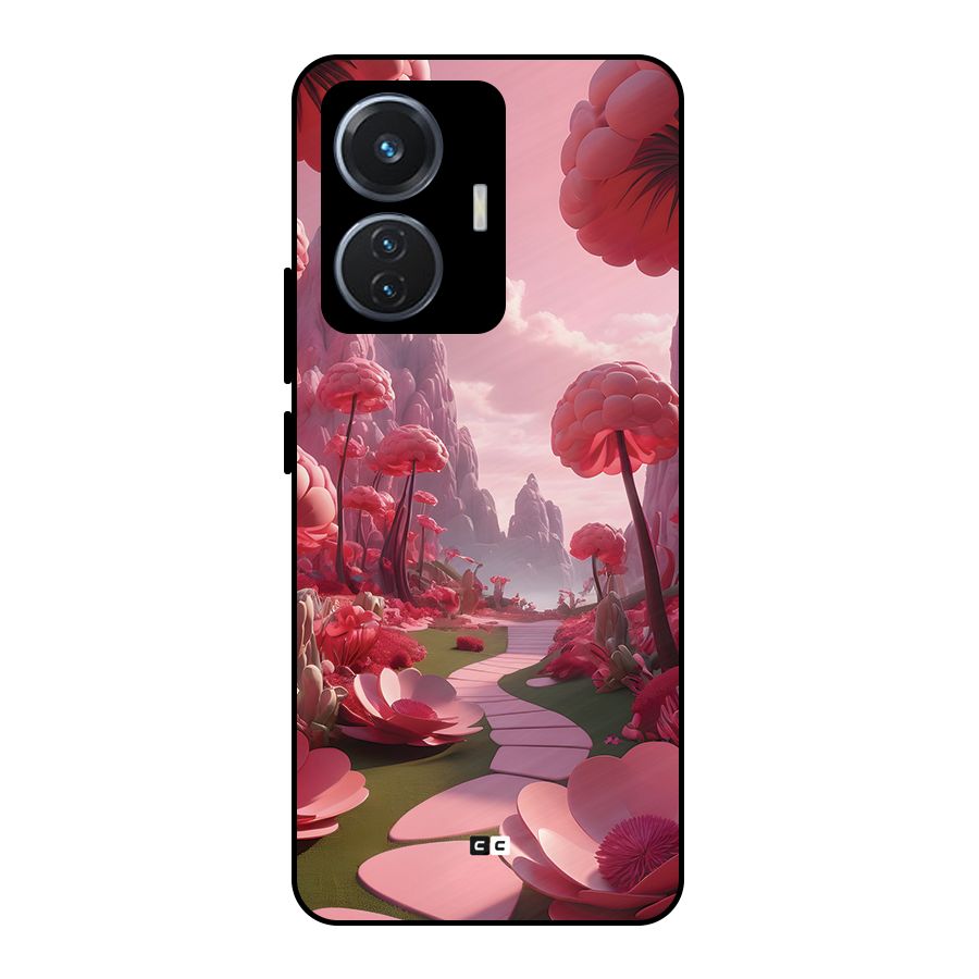 Garden Of Love Metal Back Case for iQOO Z6 44W