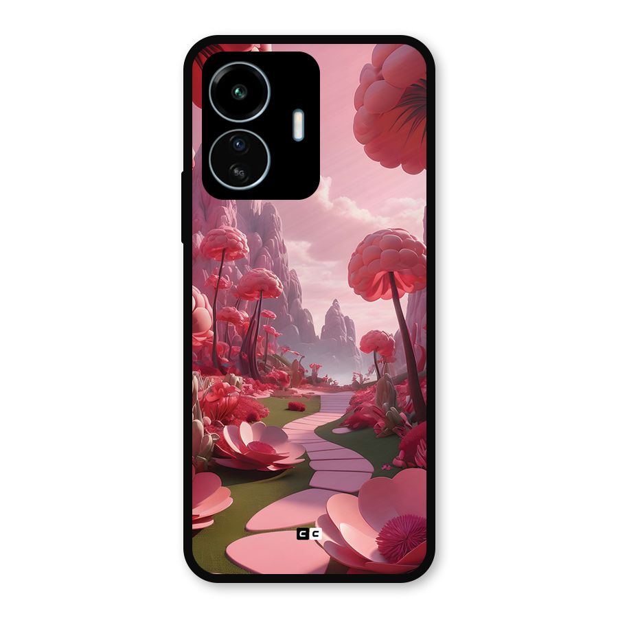 Garden Of Love Metal Back Case for vivo iQOO Z6 Lite 5G