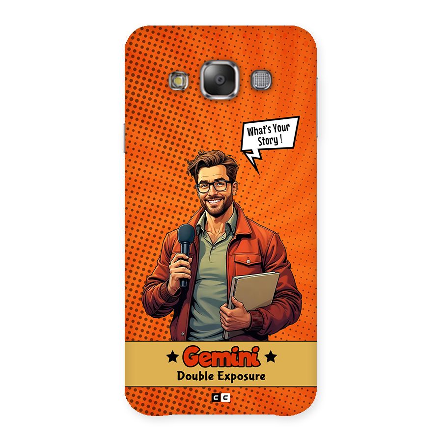 Gemini Explorer Back Case for Galaxy E7