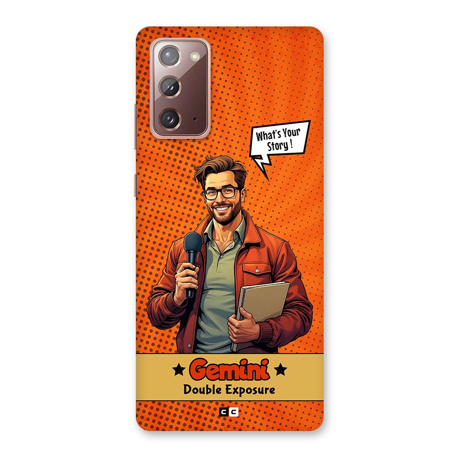 Gemini Explorer Back Case for Galaxy Note 20