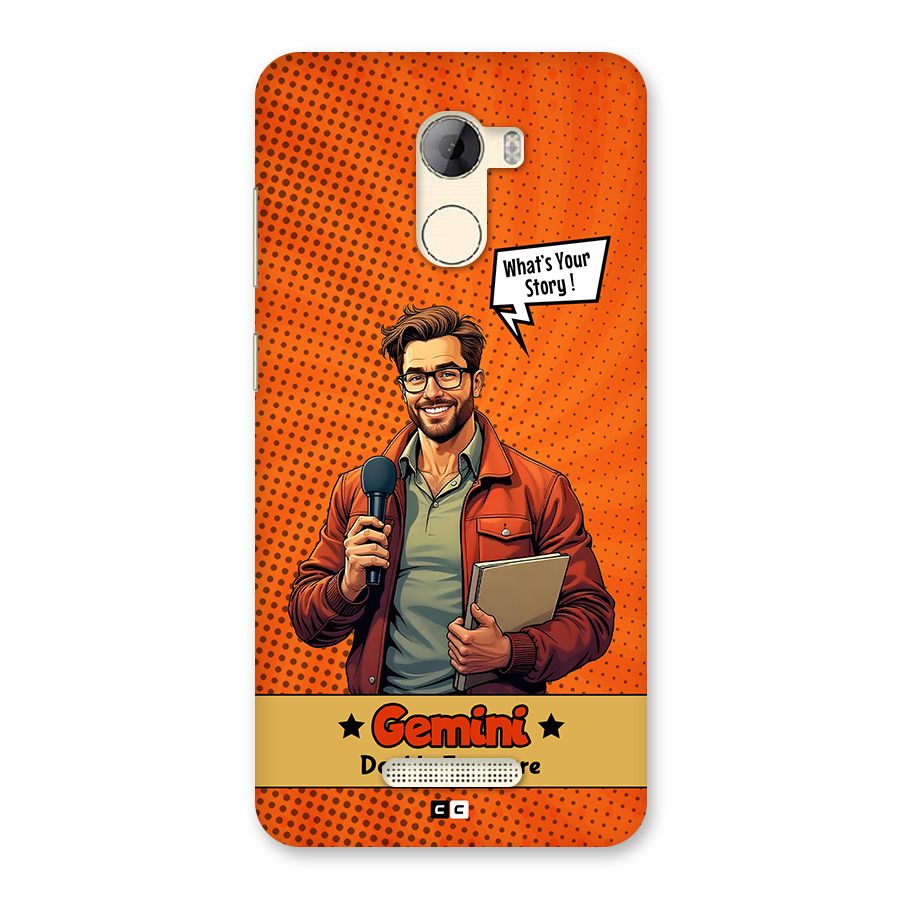 Gemini Explorer Back Case for Gionee A1 LIte